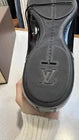 AU 10.5 Louis Vuitton Men’s Black Patent Leather Cap Toe Lace Up Oxford