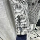 Size 8 Witchery B&W Houndstooth Double Breasted Blazer