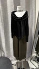 Size 14 Witchery Black Patent Cowl Neck Top