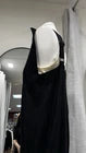 Size 10 Bottega Veneta Black Wool Knit Sleeveless Jumpsuit Boat Neck Adjustable Straps