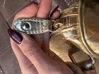 Versace Jeans Couture Embossed Metallic Boston Bag (Authenticated)