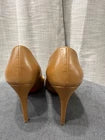Christian Louboutin Brown Leather Pointed Toe Stiletto Pump Heels EU 38 Incl. box