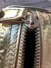 Versace Jeans Couture Embossed Metallic Boston Bag (Authenticated)