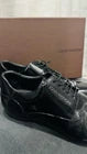 AU 10.5 Louis Vuitton Men’s Black Patent Leather Cap Toe Lace Up Oxford