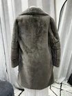 Size S Indio Grey Faux Fur Coat