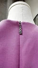 Size 36 (AU 8) BOSS Pink Sleeveless Sheath Midi Dress Round Neck Zip Back Studs