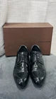 AU 10.5 Louis Vuitton Men’s Black Patent Leather Cap Toe Lace Up Oxford
