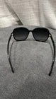 Saint Laurent Classic 8 Square Sunglasses Black Plastic Frame with YSL Case