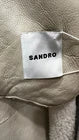 Size S/M Sandro Beige Shearling Coat