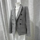 Size 8 Witchery B&W Houndstooth Double Breasted Blazer