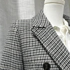 Size 8 Witchery B&W Houndstooth Double Breasted Blazer