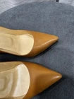 Christian Louboutin Brown Leather Pointed Toe Stiletto Pump Heels EU 38 Incl. box