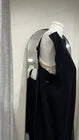 Size 10 Bottega Veneta Black Wool Knit Sleeveless Jumpsuit Boat Neck Adjustable Straps