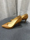 Christian Louboutin Brown Leather Pointed Toe Stiletto Pump Heels EU 38 Incl. box