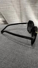 Saint Laurent Classic 8 Square Sunglasses Black Plastic Frame with YSL Case