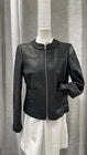 Size 8 Twinset Black Sheep Leather Jacket