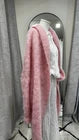 Scanlan Theodore Pink Mohair Knit V-Neck Open Front Long Sleeve Cardigan