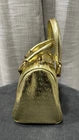 Versace Jeans Couture Embossed Metallic Boston Bag (Authenticated)
