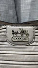 Coach Madison Caroline Pleated Leather Satchel in Soft Beige Color w Gold HW
