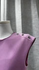 Size 36 (AU 8) BOSS Pink Sleeveless Sheath Midi Dress Round Neck Zip Back Studs