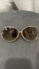 Roberto Cavalli Rosa 527S Oversized Gold Metal Brown Gradient 175mm