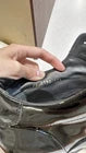AU 10.5 Louis Vuitton Men’s Black Patent Leather Cap Toe Lace Up Oxford