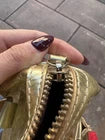 Versace Jeans Couture Embossed Metallic Boston Bag (Authenticated)