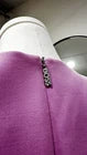 Size 36 (AU 8) BOSS Pink Sleeveless Sheath Midi Dress Round Neck Zip Back Studs