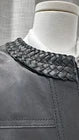 Size 8 Twinset Black Sheep Leather Jacket