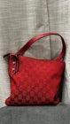 Gucci Red GG Canvas Crossbody Bag (Authenticated)