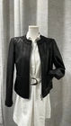 Size 8 Twinset Black Sheep Leather Jacket