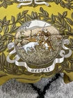 Hermès "Termes de Vénerie" silk scarf designed by Charles-Jean Hallo 90x90
