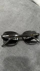 Saint Laurent Classic 8 Square Sunglasses Black Plastic Frame with YSL Case