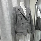 Size 8 Witchery B&W Houndstooth Double Breasted Blazer