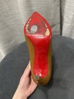 Christian Louboutin Brown Leather Pointed Toe Stiletto Pump Heels EU 38 Incl. box