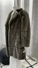 Size S Indio Grey Faux Fur Coat