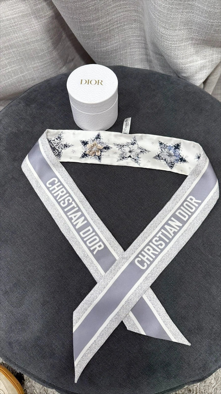 Christian Dior Star Mitzah Scarf (incl. box and receipt)