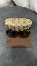Coach HC 8007 (L011 Abigail) Oversized Tortoiseshell Butterfly Brown Gradient